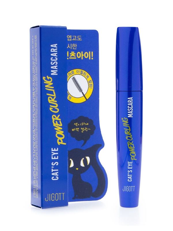 Jigott / Подкручивающая Тушь для ресниц Jigott Cat's Eye Mascara. (Curling)