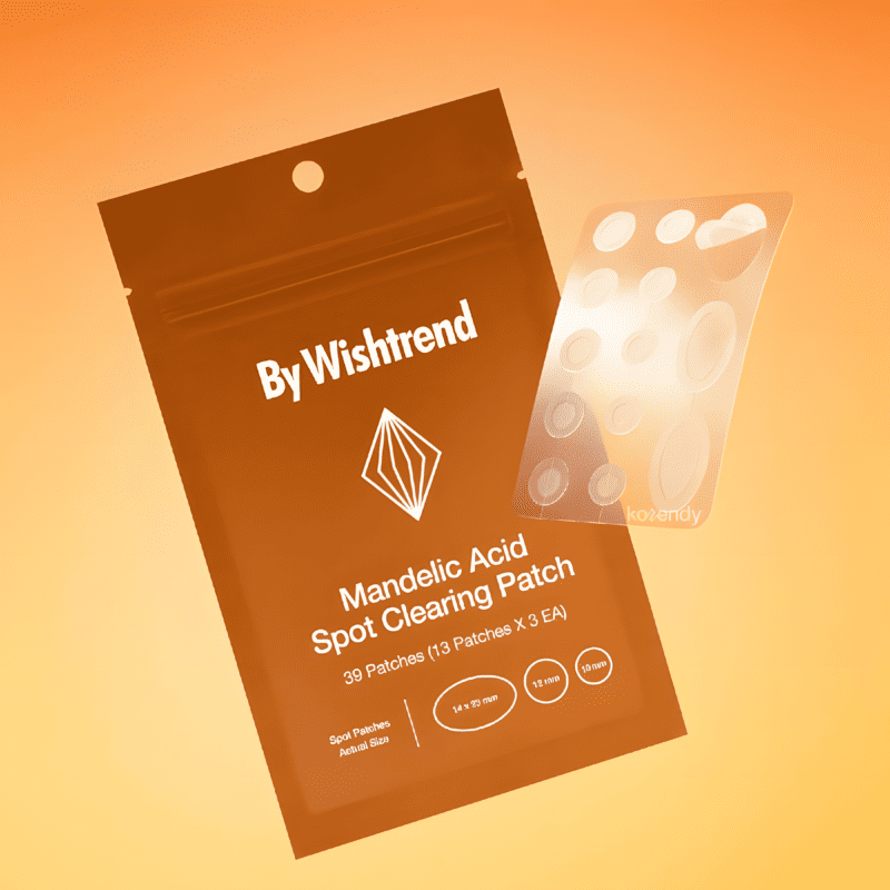 BY WISHTREND/ СПОТ ПАТЧИ ОТ АКНЕ MANDELIC ACID SPOT CLEARING PATCH 39 шт.