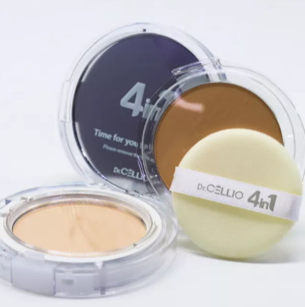 DR. CELLIO/ ПУДРА С ЗАПАСКОЙ 4 IN1 TWOWAY CAKE SPF 28/PA++ 13G (#21 - TONE UP/BBOYAN)