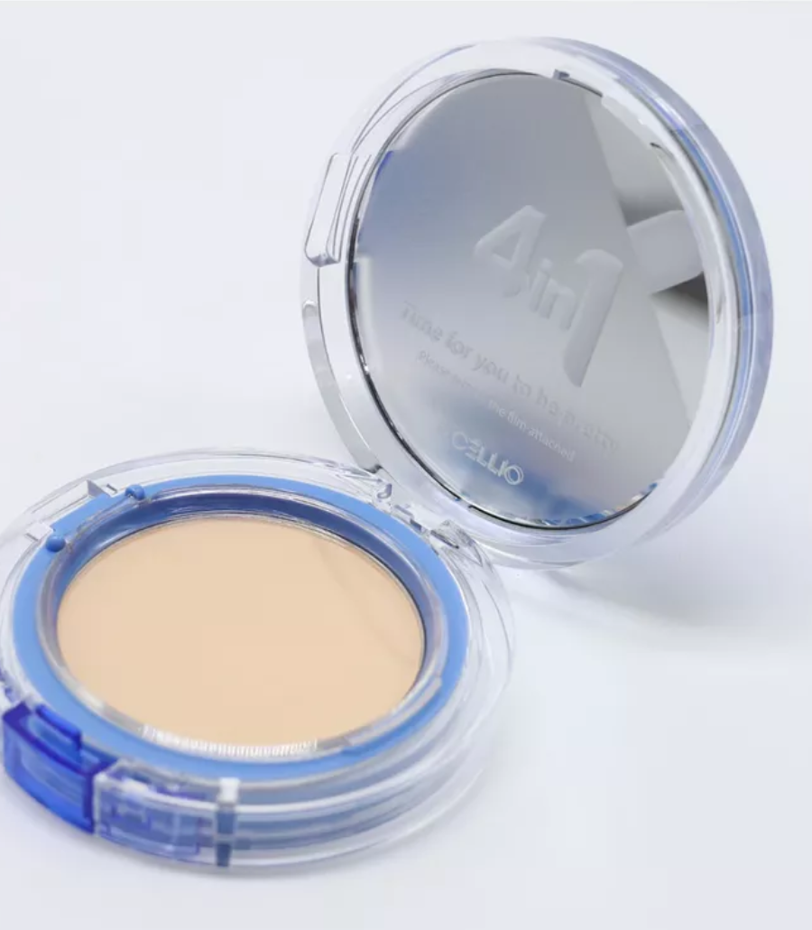 DR. CELLIO/ ПУДРА С ЗАПАСКОЙ 4 IN1 TWOWAY CAKE SPF 28/PA++ 13G (#21 - COLLAGEN/SANDEUTHAN) — изображение 3