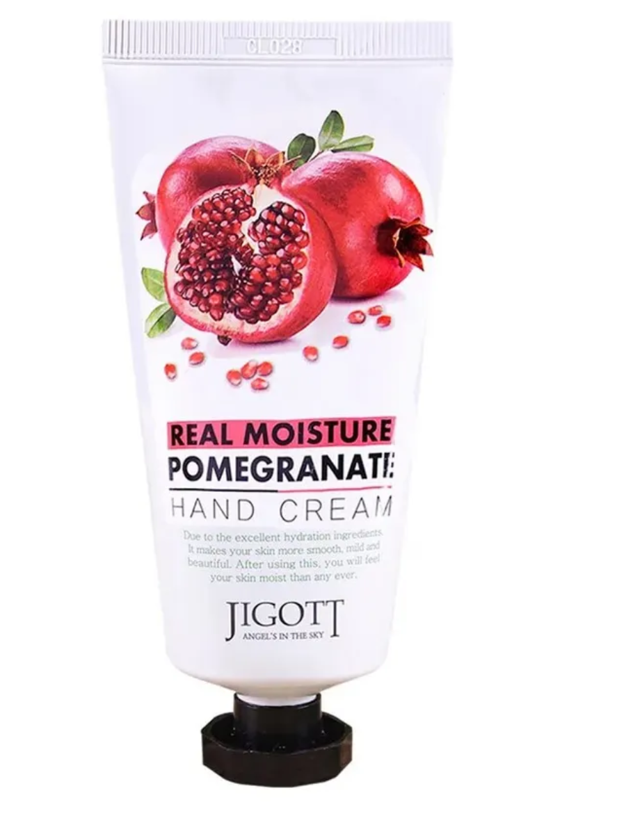 Jigott/ Крем для рук с экстрактом граната Jigott Real Moisture Pomegranate Hand Cream 100 мл — изображение 2