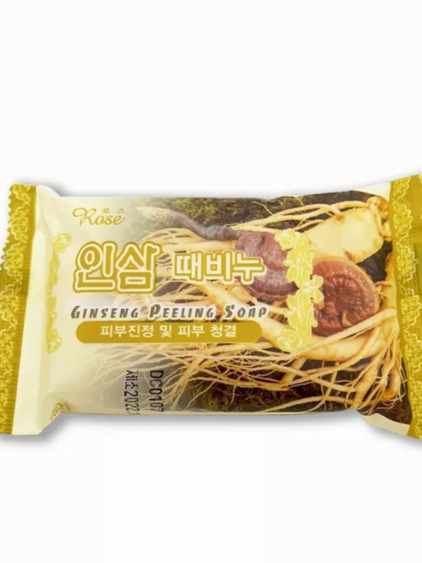 ROSE/ Мыло-пилинг с женьшенем Ginseng Peeling Soap 150 гр.