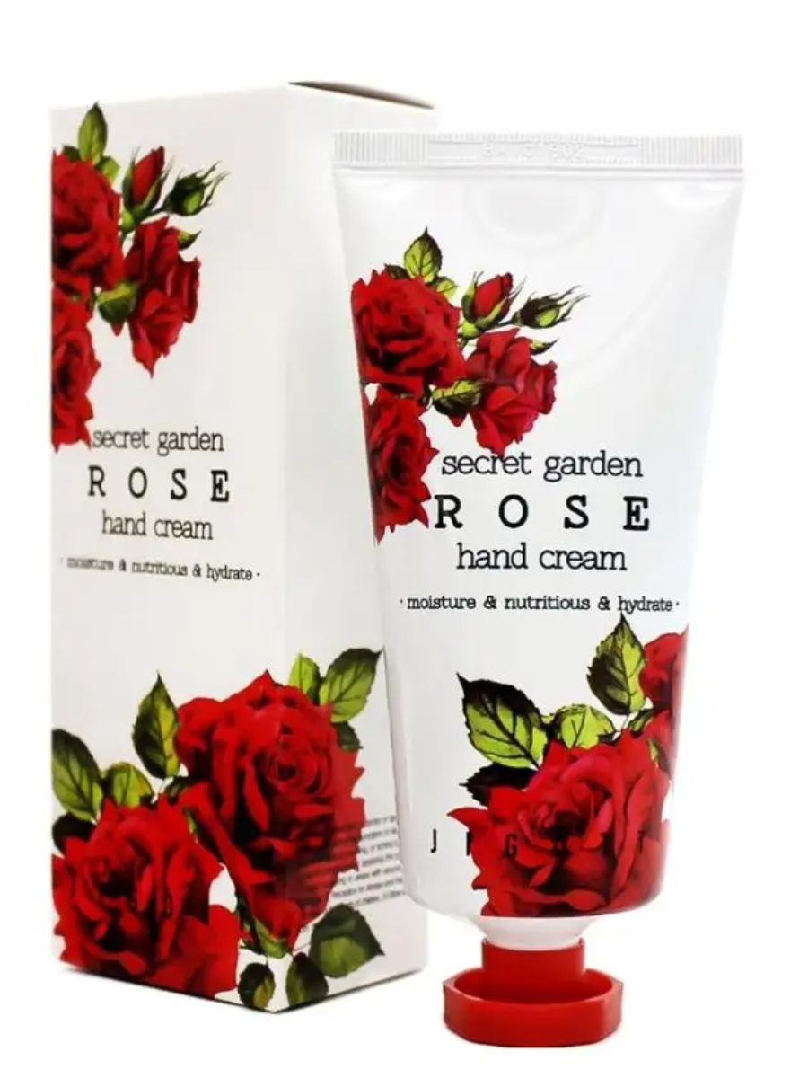 Jigott/ Увлажняющий крем для рук с экстрактом розы JIGOTT Secret Garden Rose Hand Cream 100 мл. — изображение 2
