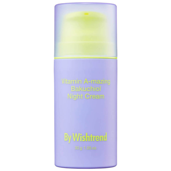 BY WISHTREND/ Ночной крем с ретинолом и бакучиолом By Wishtrend Vitamin A-mazing Bakuchiol Night Cream 30 мл.